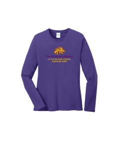 LHMB Port & Company Women's Long Sleeve Core Cotton Tee. LPC54LS