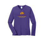 LHMB Port & Company Women's Long Sleeve Core Cotton Tee. LPC54LS